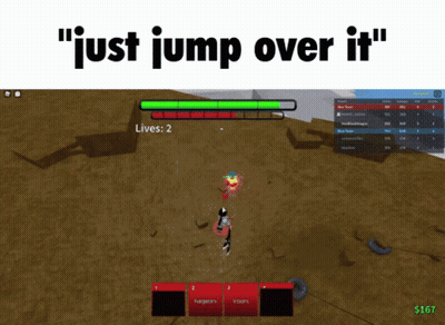 Just Jump Over It Video Game GIF