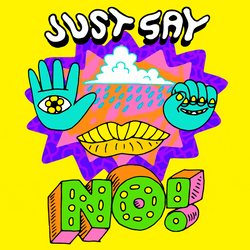 Just Say No Weird Face GIF