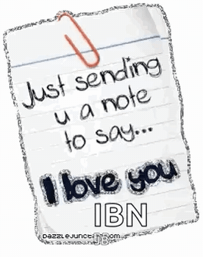 Just Sending U A Note To Say I Love You Ibn GIF