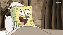 Just Woke Up Spongebob Singing GIF