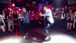 Justice Crew With People Disco Dancing  GIF