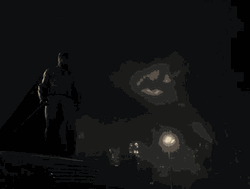 Justice League Batman Bat Signal Silhouette GIF