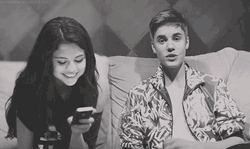 Justin Bieber And Selena Gomez Teenager GIF
