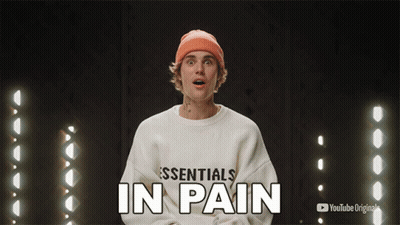 Justin Bieber In Essentials Sweater And Beanie GIF