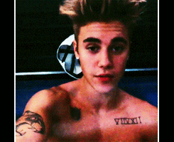 Justin Bieber Making Meh Face GIF