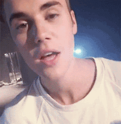 Justin Bieber Saying I Love You GIF