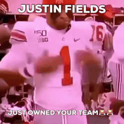 Justin Fields Just Owned Your Team GIF