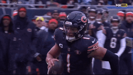 Justin Fields Slow Motion Running GIF