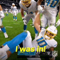 Justin Herbert Chargers In GIF