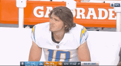 Justin Herbert Chargers Watching GIF