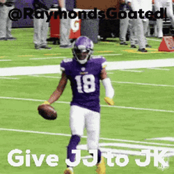Justin Jefferson Griddy GIF