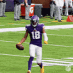 Justin Jefferson Griddy Dance GIF