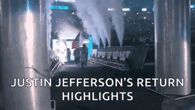 Justin Jefferson Return Highlights Stadium GIF