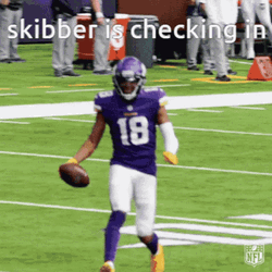 Justin Jefferson Vikings Skip Dance GIF