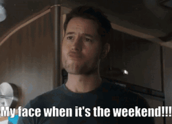 Justin Says My Face When Its The Weekend GIF