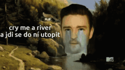 Justin Timberlake Art Cry Me A River GIF