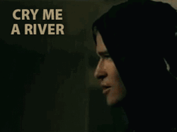 Justin Timberlake On Rain Cry Me A River GIF