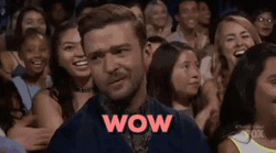 Justin Timberlake Saying Wow GIF