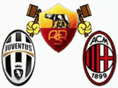 Juventus And ACM Logos GIF