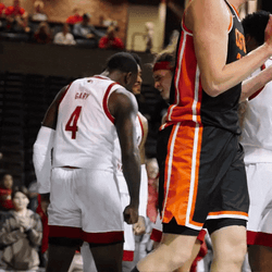 Juwan Gary Go Big Red Jersey GIF