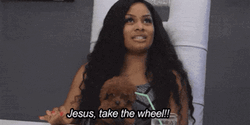 K. Michelle Jesus Take The Wheel GIF