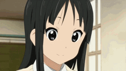 K-On Beautiful Smiling Mio Akiyama GIF