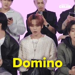 K-Pop Stray Kids Chanting Domino GIF