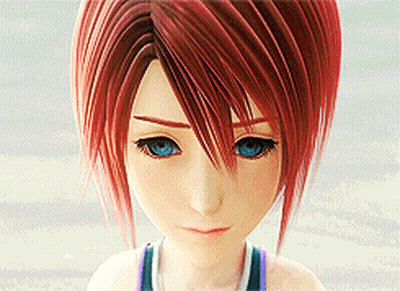 Kaden And Kairi Standing In Desert GIF