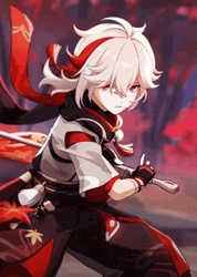 Kaedehara Kazuha With Sword GIF