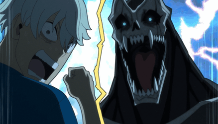Kafka Hibino Kaiju No 8 Reno Ichikawa Lighting Shock GIF