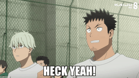 Kafka Hibino Kaiju No 8 Reno Ishikawa Heck Yeah GIF