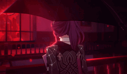 Kafka Honkai Star Rail Glowing Gaze GIF
