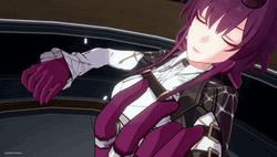 Kafka Honkai Star Rail Invisible Playing Violin GIF