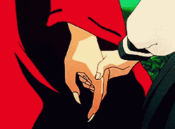 Kagome Inuyasha Holding Hands GIF