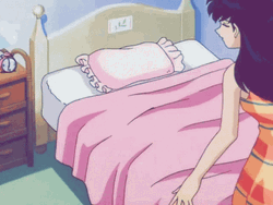 Kagome Sleepy In Her Bed GIF