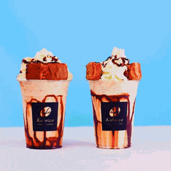 Kahawa Congo Yummy Coffee Milkshake Color Change GIF