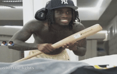 Kai Cenat Baseball Bat GIF