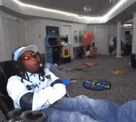 Kai Cenat Bored Smoking Dance GIF