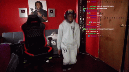 Kai Cenat Dancing Getting Sturdy GIF