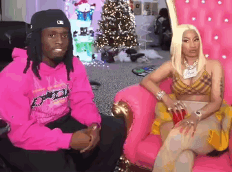 Kai Cenat Nicki Minaj Drinking  GIF