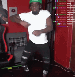 Kai Cenat Random Live Dance Moves  GIF