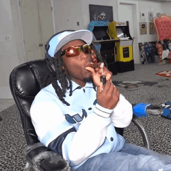 Kai Cenat Smoking Live GIF
