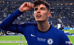 Kai Havertz Smiling For The Crowd GIF