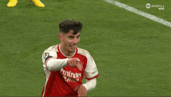 Kai Havertz Teasing Celebration GIF