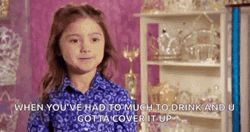 Kailia Posey Drunk And Covering It GIF