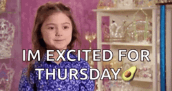 Kailia Posey Excited For Thursday Meme GIF