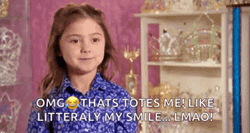 Kailia Posey Hilarious That's My Smile Parody GIF