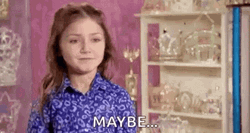 Kailia Posey Wacky Face Maybe GIF