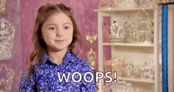 Kailia Posey Woops Reaction Meme GIF