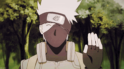 Kakashi Hatake Anime Bye Bye GIF